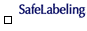 Safe label logo